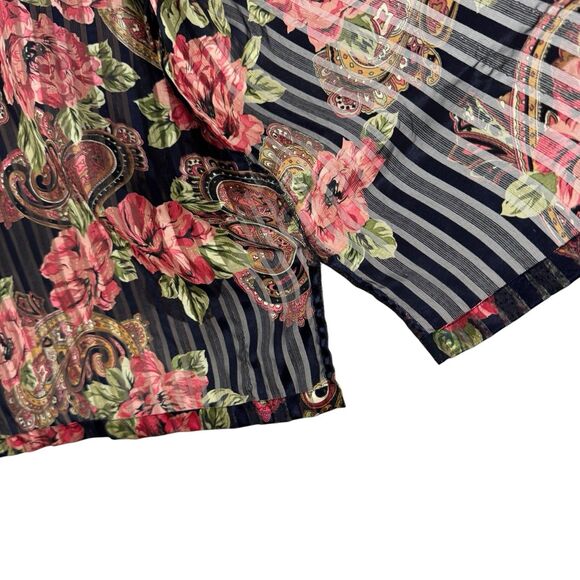 Vintage Victoria's Secret Gold Label Small Top Sheer Sleep Pajama Womens READ - Picture 4 of 16